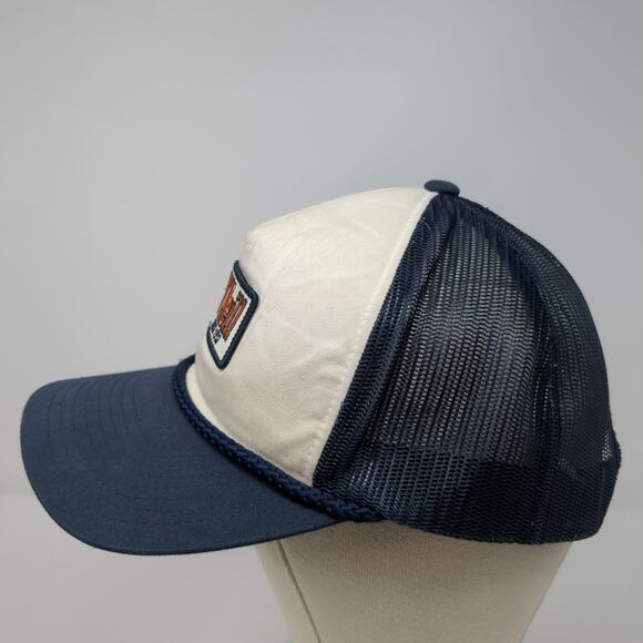 O'Neill Since 1952 Snapback Rope Trucker Hat Blue One Size Mesh Back - Picture 3 of 9